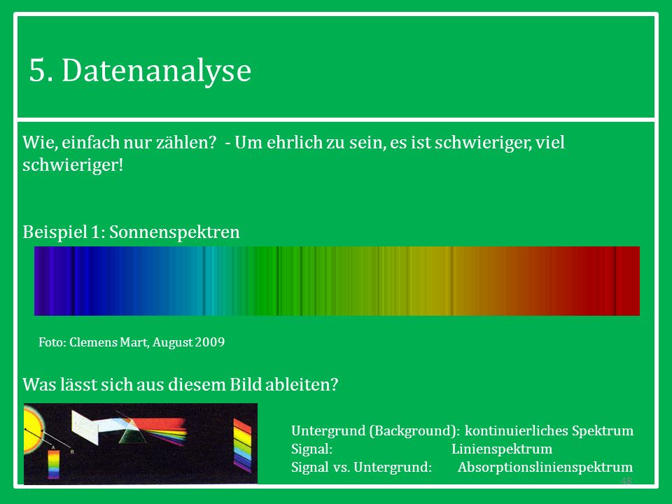 Wie, einfach nur zählen - Um ehrlich zu sein, es ist schwieriger, viel schwieriger!