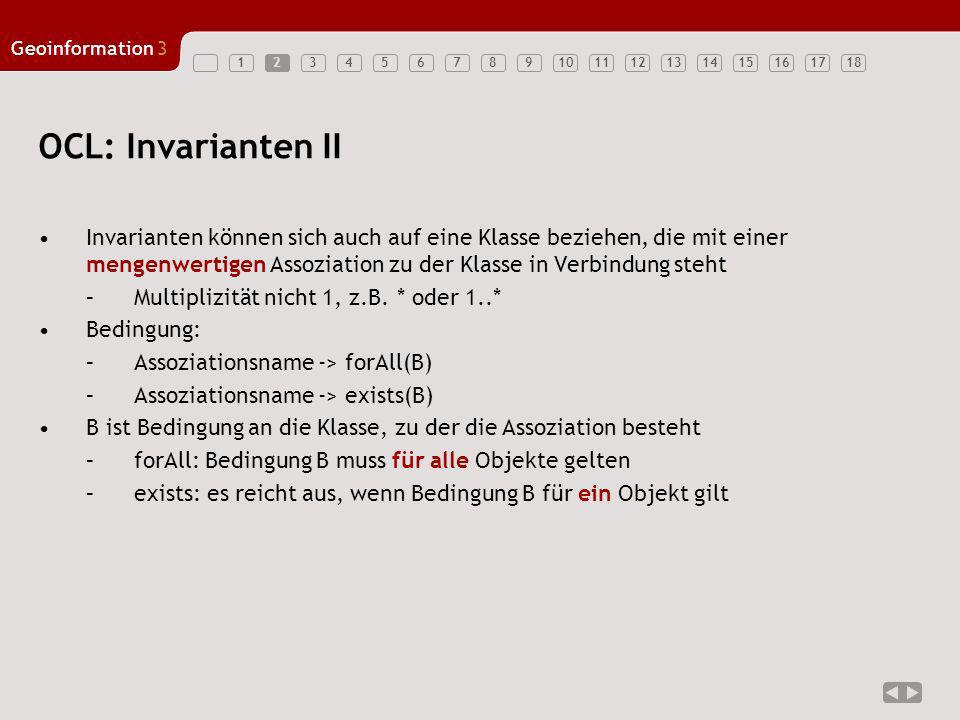 2 OCL: Invarianten II.