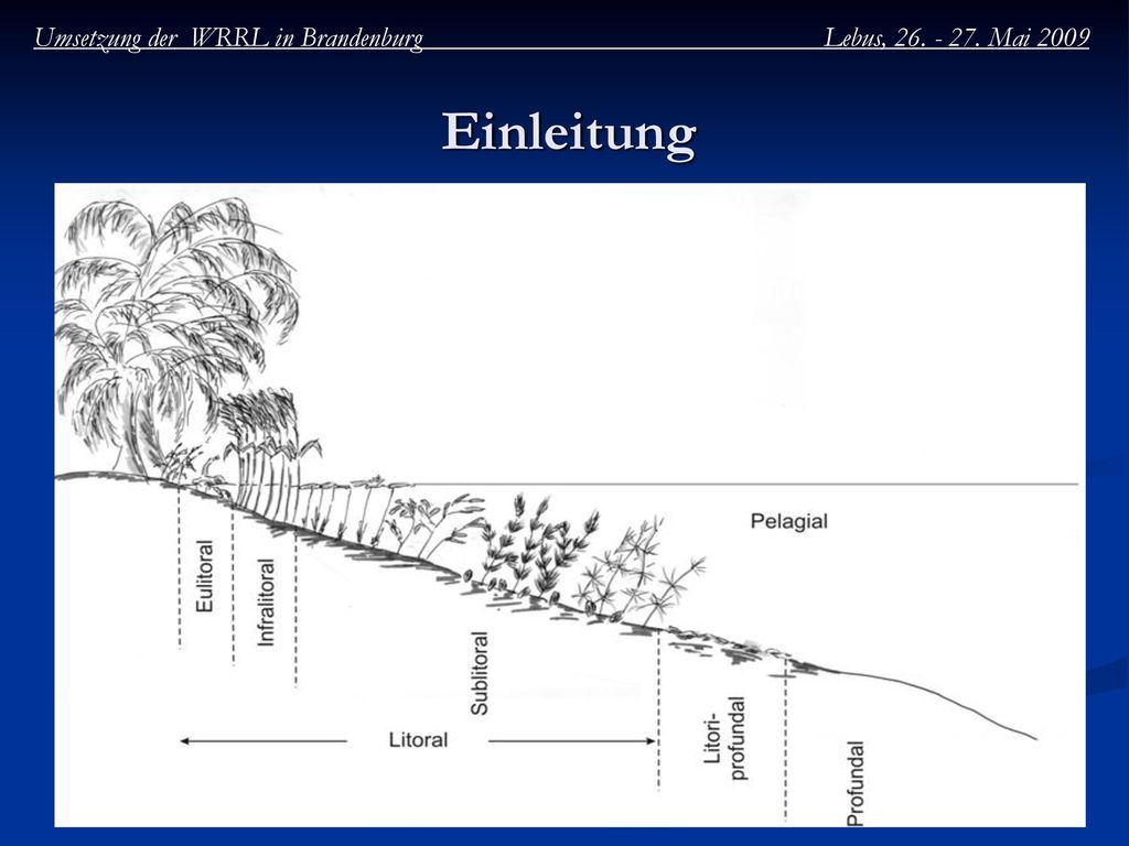 Umsetzung der WRRL in Brandenburg Lebus, Mai 2009