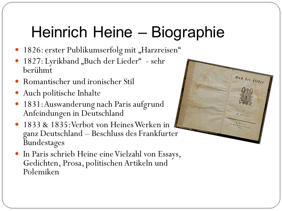 Heinrich Heine – Biographie