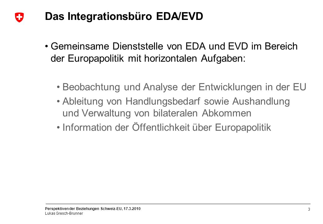 Das Integrationsbüro EDA/EVD