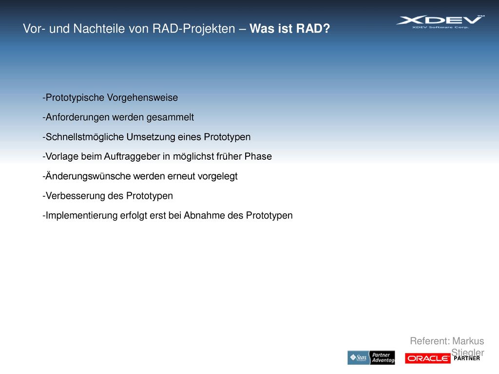 Vor- und Nachteile von RAD-Projekten – Was ist RAD