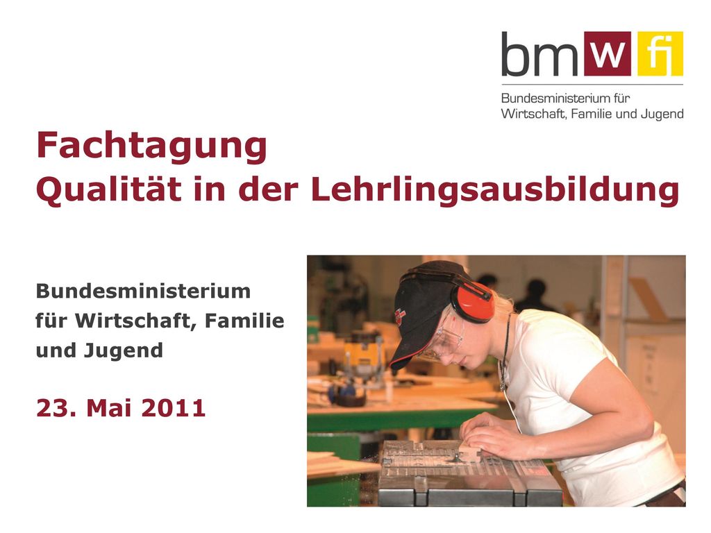 Fachtagung Qualität in der Lehrlingsausbildung