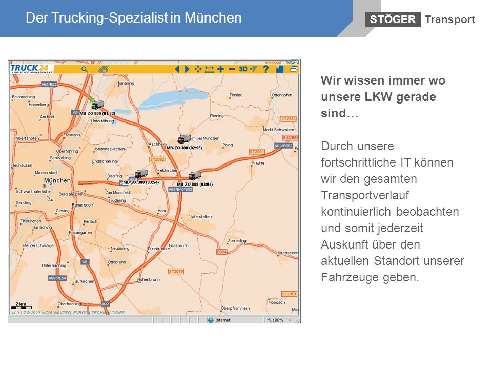 Der Trucking-Spezialist in München Der Trucking-Spezialist in München