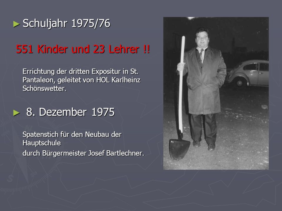 Schuljahr 1975/ Kinder und 23 Lehrer !! 8. Dezember 1975