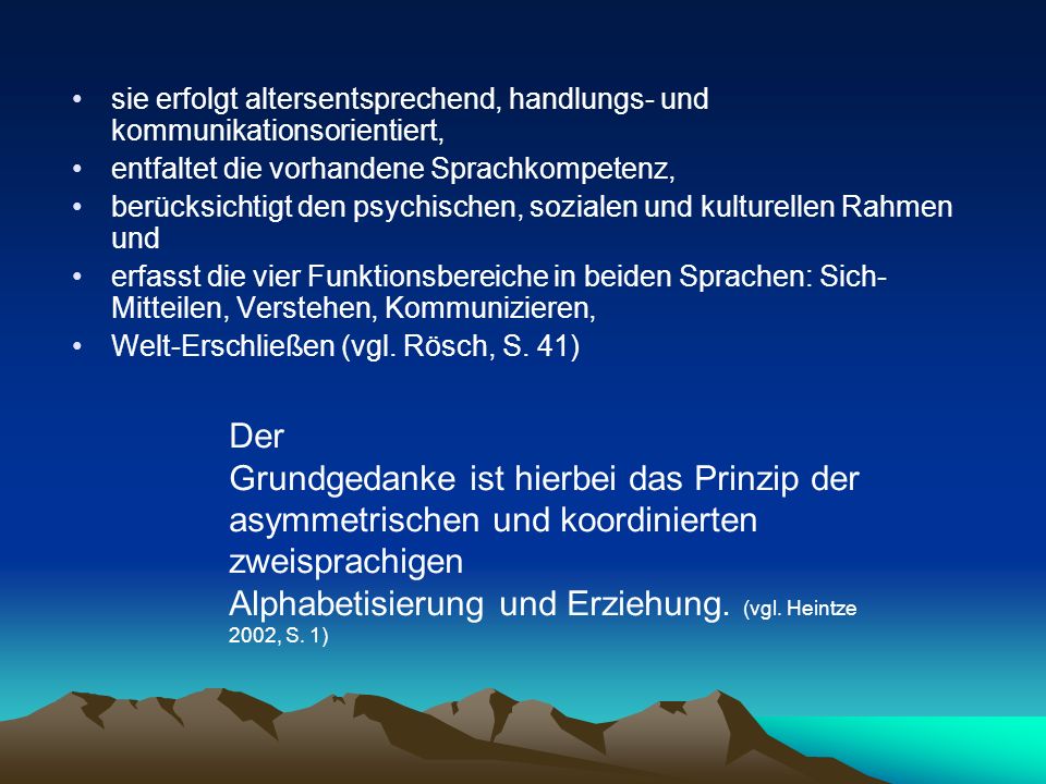 Alphabetisierung und Erziehung. (vgl. Heintze 2002, S. 1)