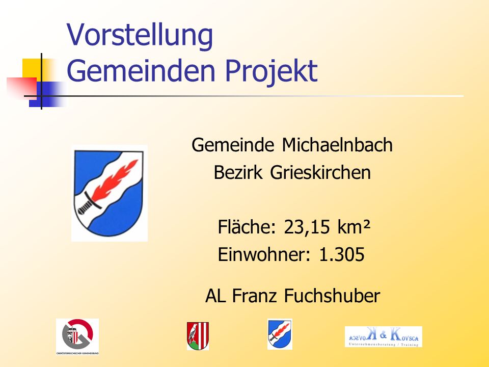 Vorstellung Gemeinden Projekt