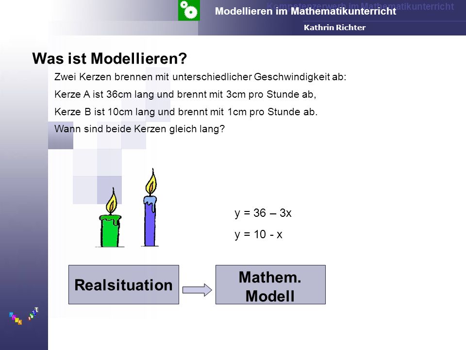 Realsituation Mathem. Modell