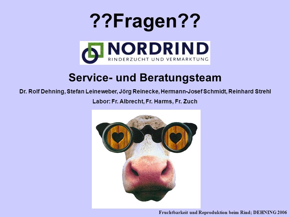 Service- und Beratungsteam Labor: Fr. Albrecht, Fr. Harms, Fr. Zuch