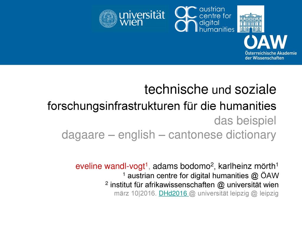 technische und soziale forschungsinfrastrukturen für die humanities das beispiel dagaare – english – cantonese dictionary