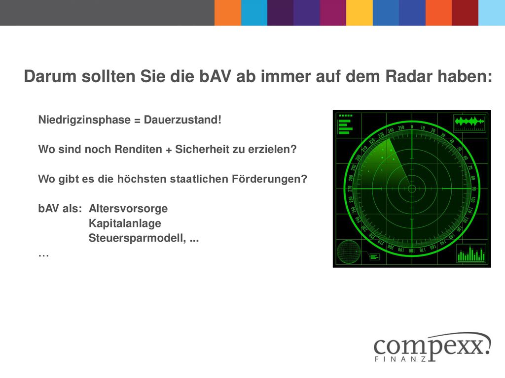 Darum sollten Sie die bAV ab immer auf dem Radar haben: