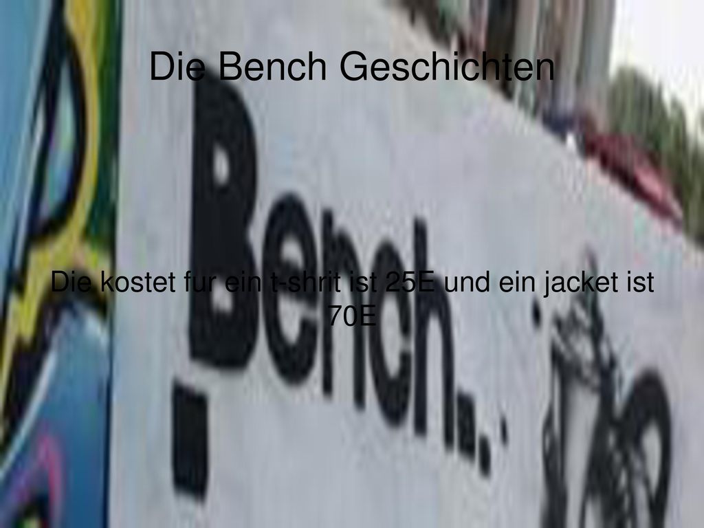 Die kostet fur ein t-shrit ist 25E und ein jacket ist 70E