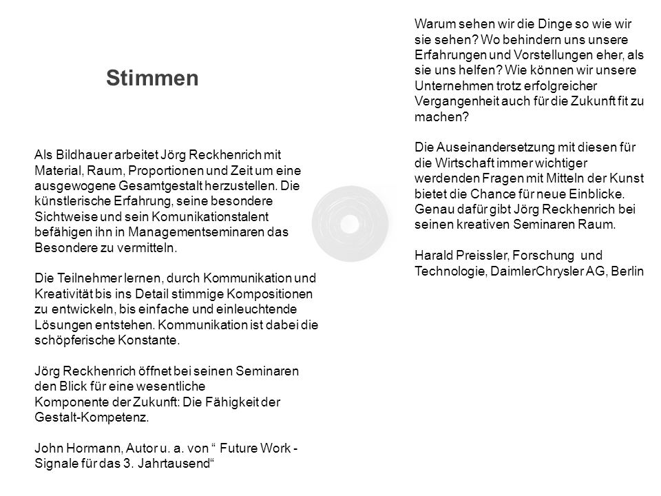 Warum sehen wir die Dinge so wie wir sie sehen