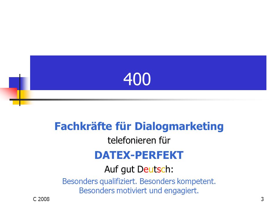 Fachkräfte für Dialogmarketing