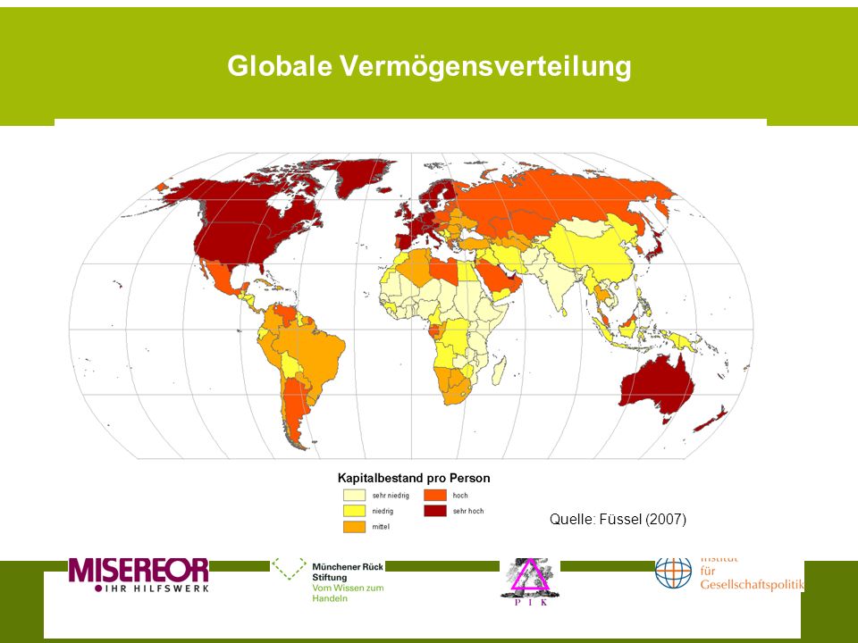 Globale Vermögensverteilung