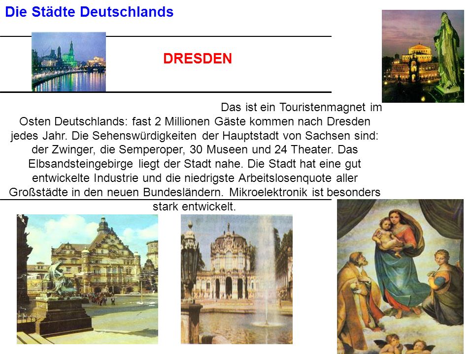 Die Städte Deutschlands