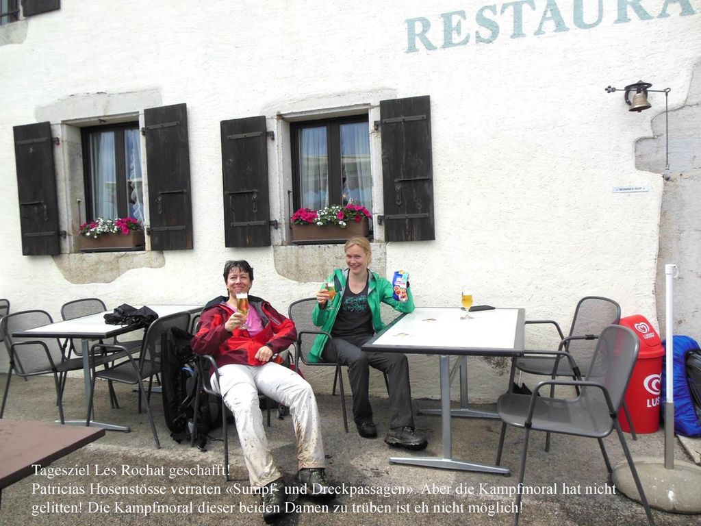 Tagesziel Les Rochat geschafft!