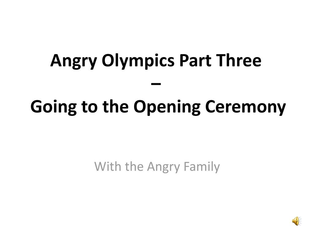 Angry Olympics Part Three – Going to the Opening Ceremony