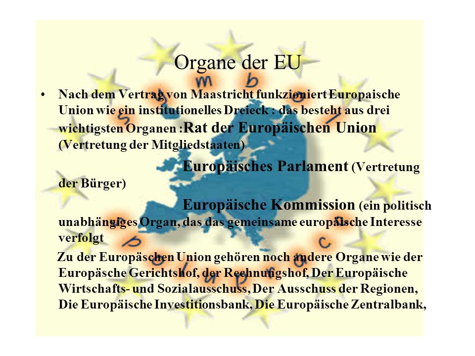 Organe der EU