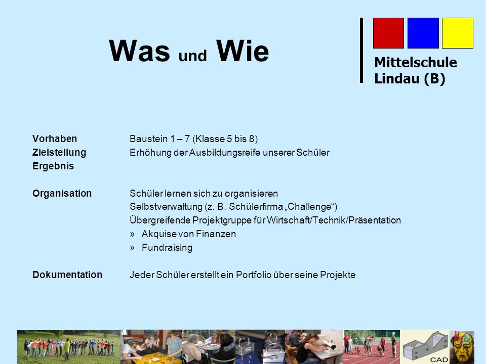 Was und Wie Vorhaben Baustein 1 – 7 (Klasse 5 bis 8)