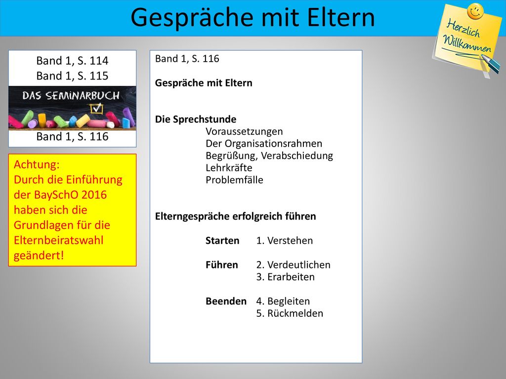 Gespräche mit Eltern Band 1, S. 114 Band 1, S. 115 Band 1, S. 116