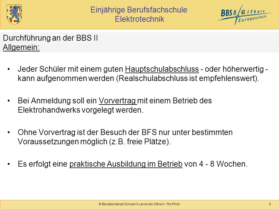 © Berufsbildende Schulen II Landkreis Gifhorn / Rolf Prell