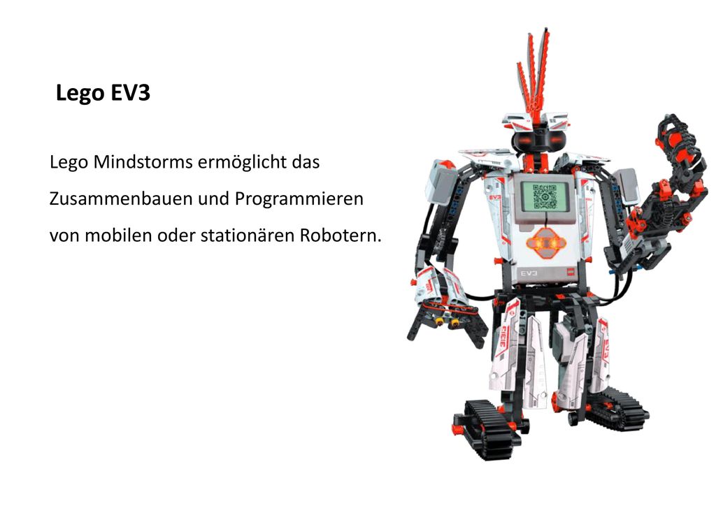 Lego EV3 Lego Mindstorms ermöglicht das Zusammenbauen und Programmieren von mobilen oder stationären Robotern.