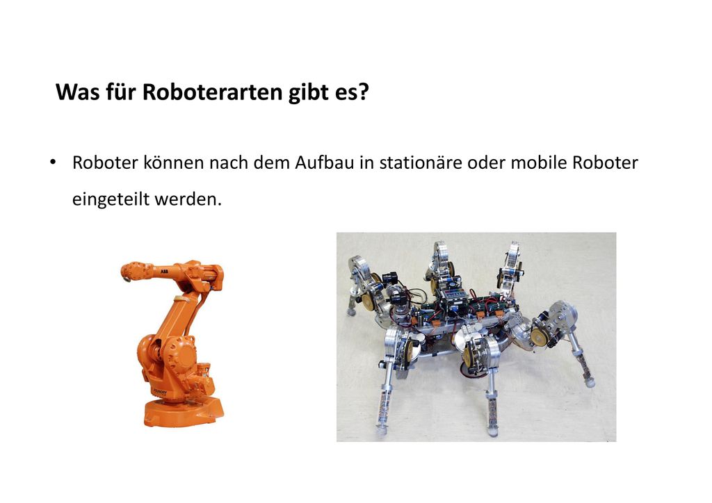 Robotik: Einführung. - ppt herunterladen