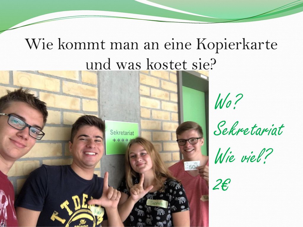 Wie kommt man an eine Kopierkarte und was kostet sie