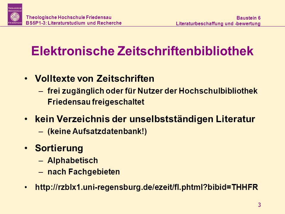 Elektronische Zeitschriftenbibliothek