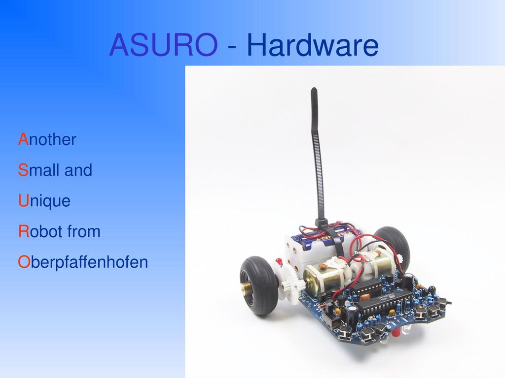 ASURO - Hardware Another Small and Unique Robot from Oberpfaffenhofen