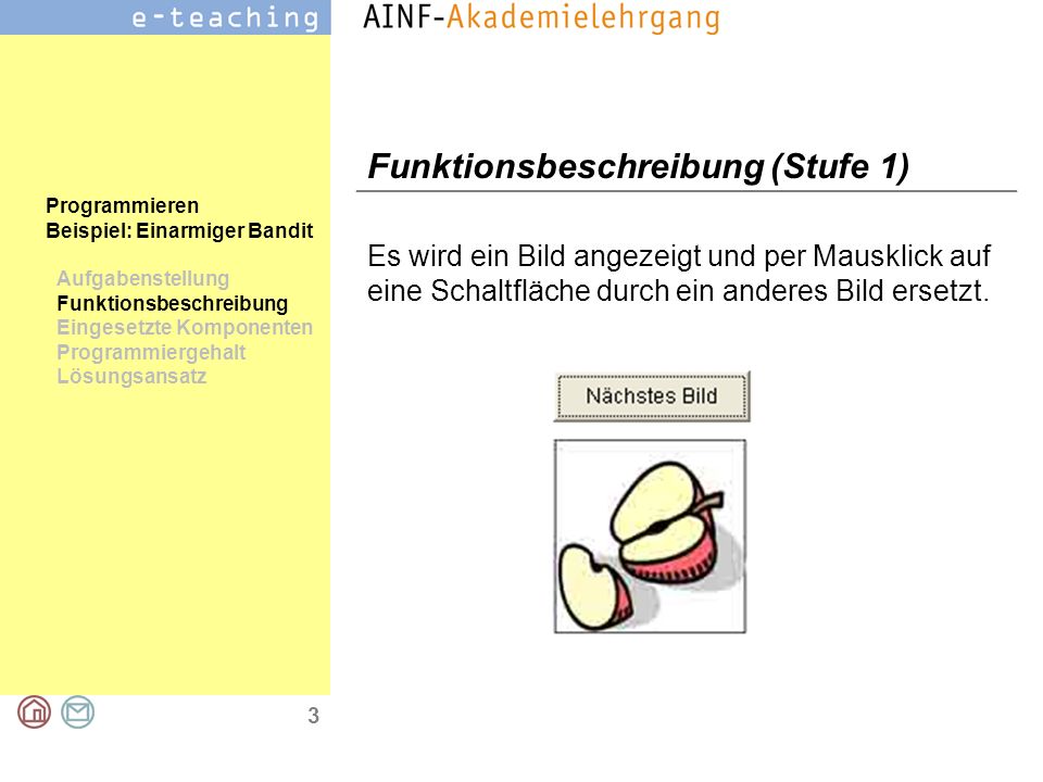 Funktionsbeschreibung (Stufe 1)