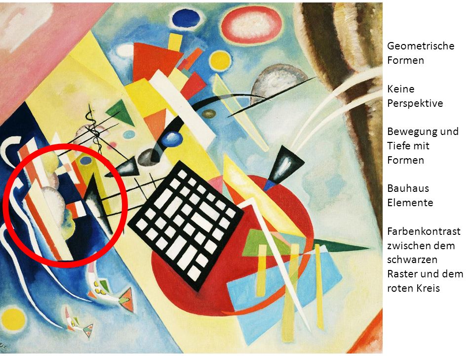 Geometrische Formen Keine Perspektive. Bewegung und Tiefe mit Formen. Bauhaus Elemente.