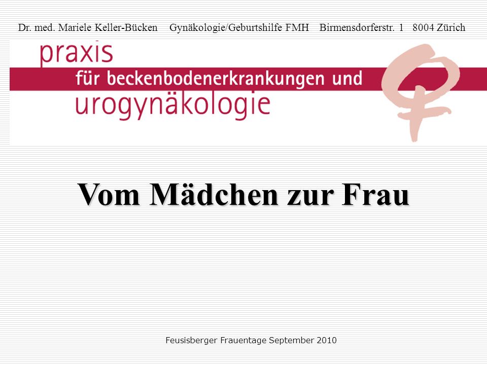 Feusisberger Frauentage September 2010
