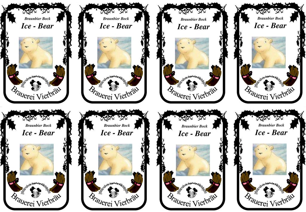 Braunbier Bock Ice - Bear Braunbier Bock Ice - Bear