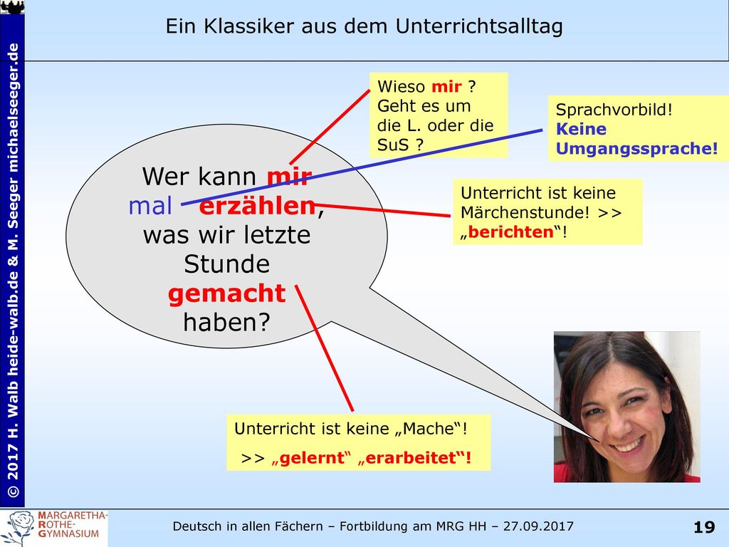 Ein Klassiker aus dem Unterrichtsalltag