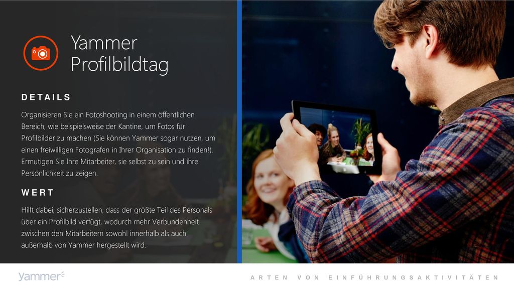 Yammer Profilbildtag DETAILS WERT