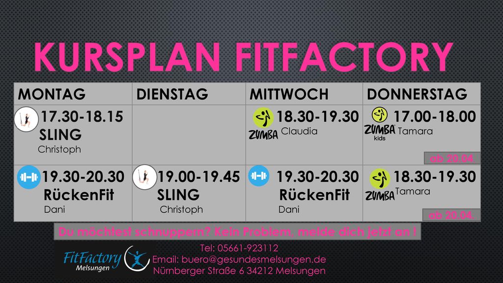 Du möchtest schnuppern Kein Problem, melde dich jetzt an !