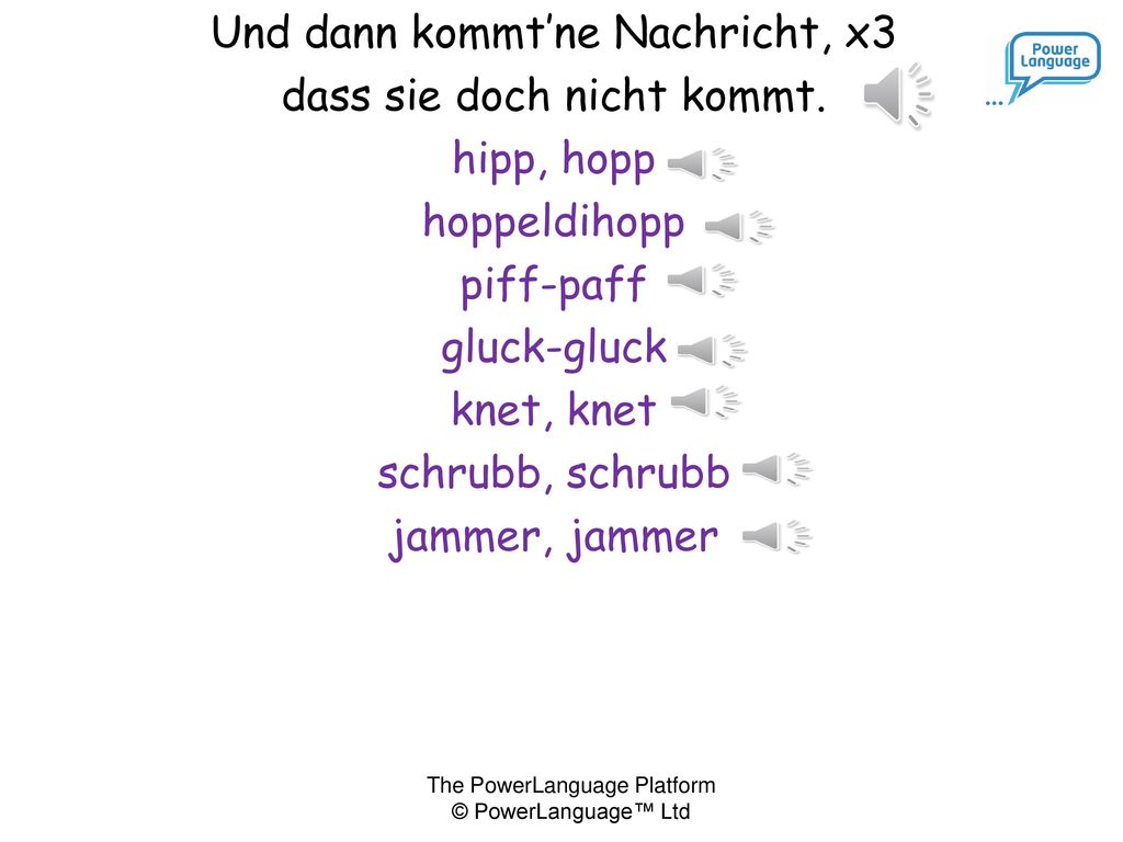 Und dann kommt’ne Nachricht, x3 dass sie doch nicht kommt