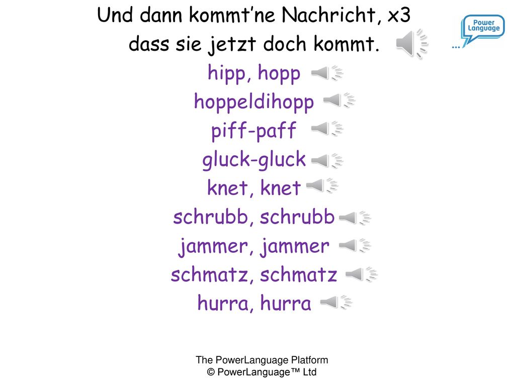 Und dann kommt’ne Nachricht, x3 dass sie jetzt doch kommt