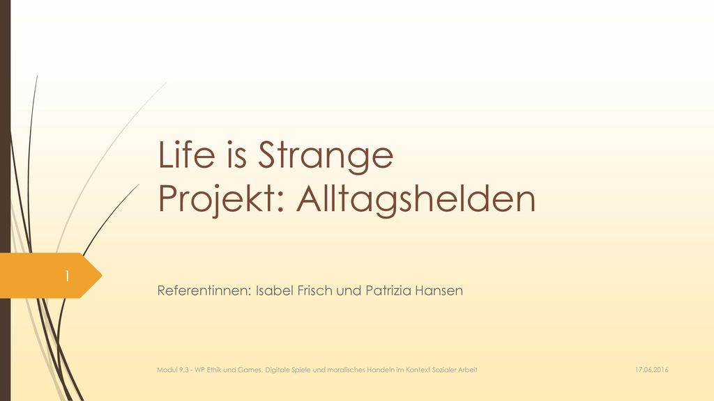 Life is Strange Projekt: Alltagshelden