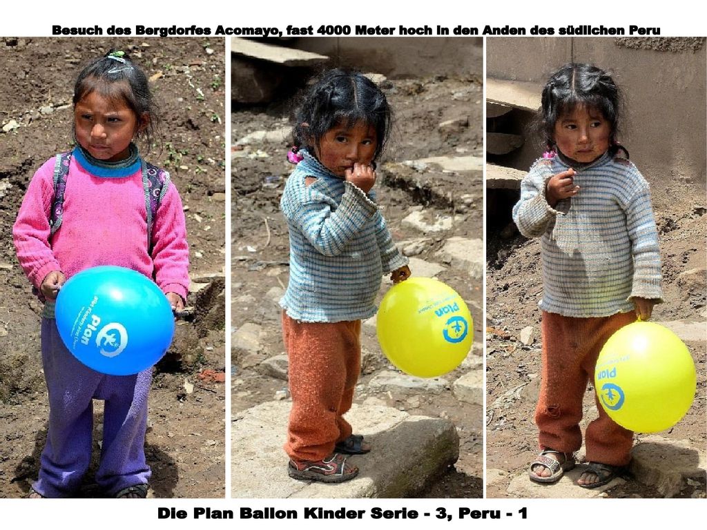 Die Plan Ballon Kinder Serie - 3, Peru - 1