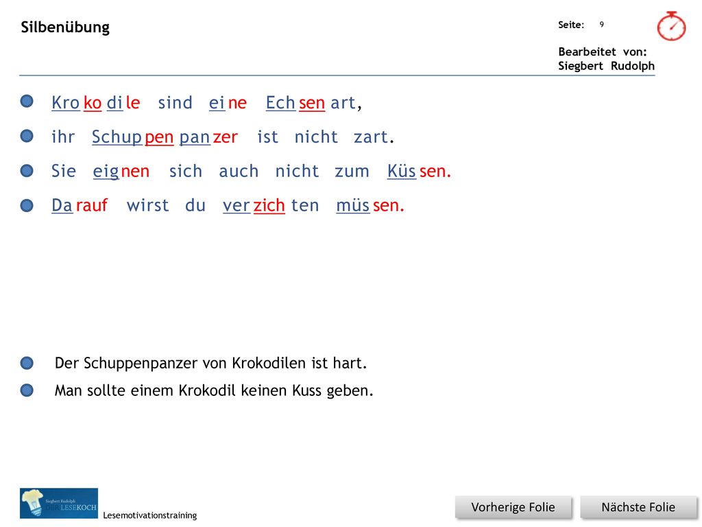 Kro ko di le sind ei ne Ech sen art, ihr Schup pen pan zer ist nicht