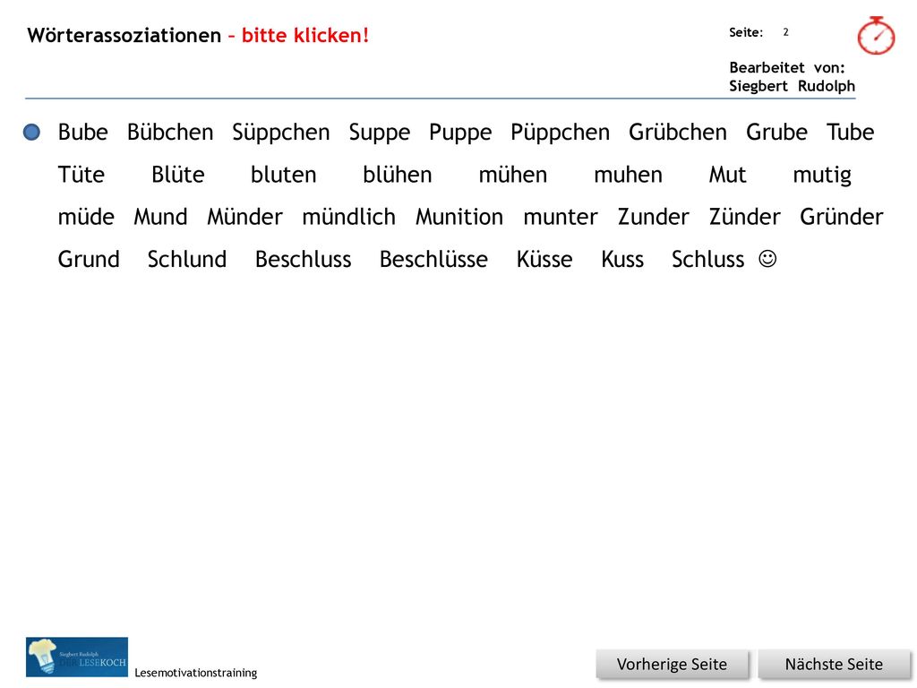 Bube Bübchen Süppchen Suppe Puppe Püppchen Grübchen Grube Tube Tüte