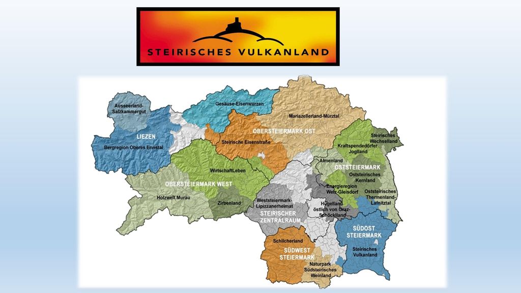 Vulkangesteine, eingebettet in Ablagerungsgesteine bilden den geologischen Untergrund im steirischen Vulkanland.