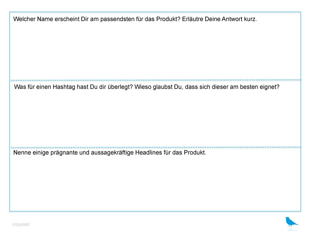 Nenne einige prägnante und aussagekräftige Headlines für das Produkt.
