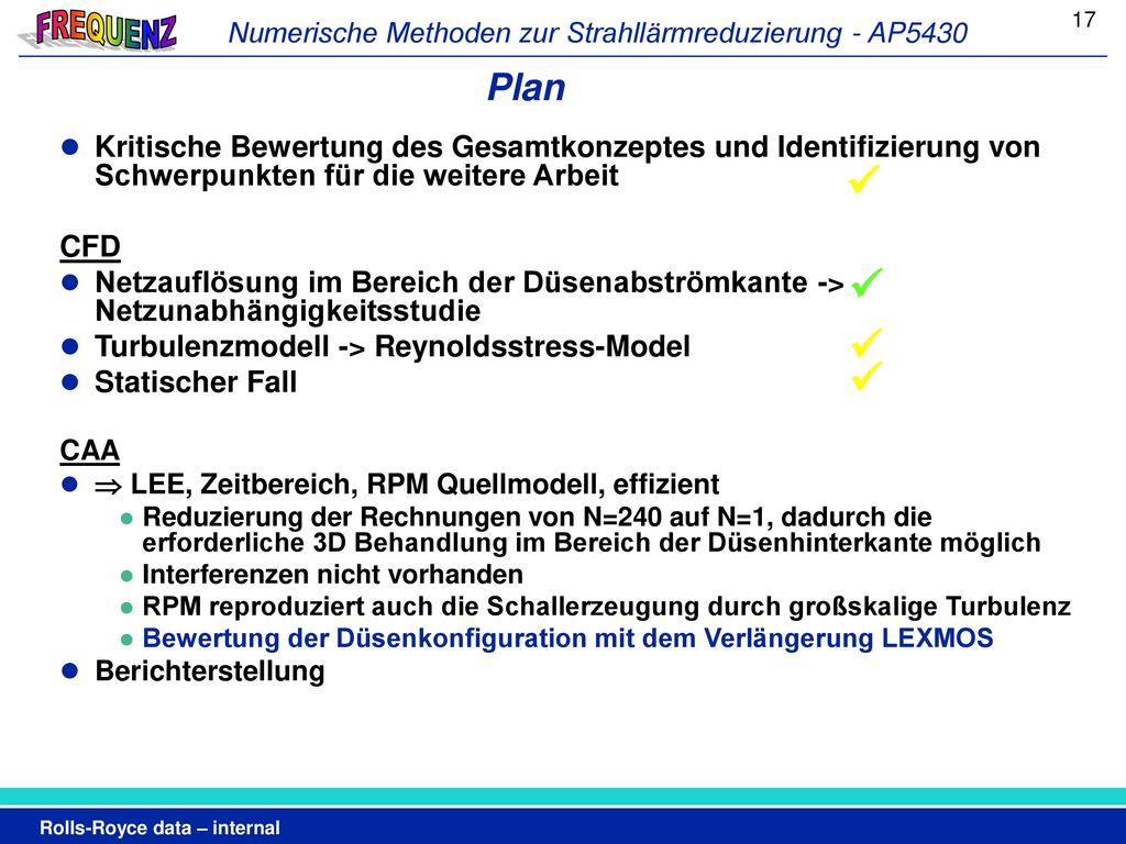 Plan Kritische Bewertung des Gesamtkonzeptes und Identifizierung von Schwerpunkten für die weitere Arbeit.