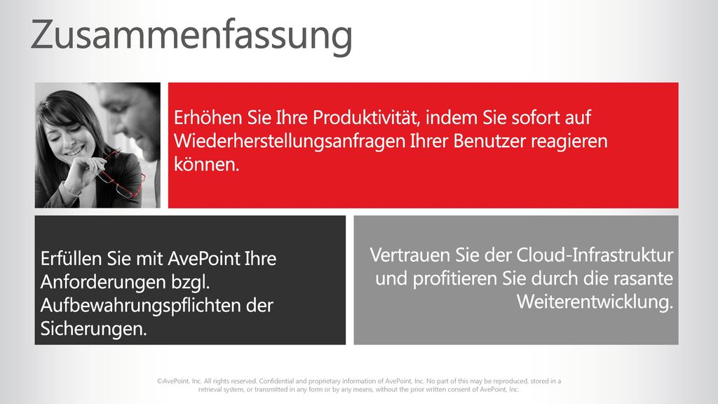 Zusammenfassung Erhöhen Sie Ihre Produktivität, indem Sie sofort auf Wiederherstellungsanfragen Ihrer Benutzer reagieren können.
