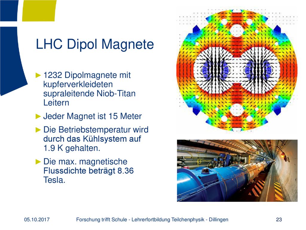 Forschung trifft Schule - Lehrerfortbildung Teilchenphysik - Dillingen