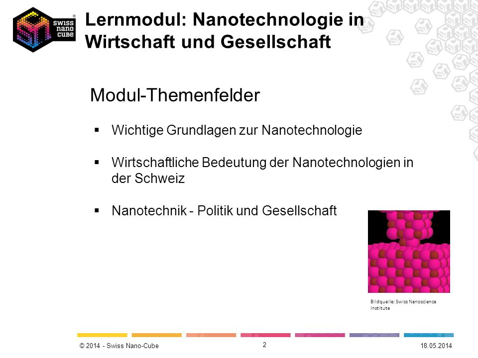 Lernmodul: Nanotechnologie in Wirtschaft und Gesellschaft